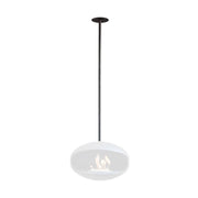 Schwarze Deckenhalterung und Stange - Cocoon Fires