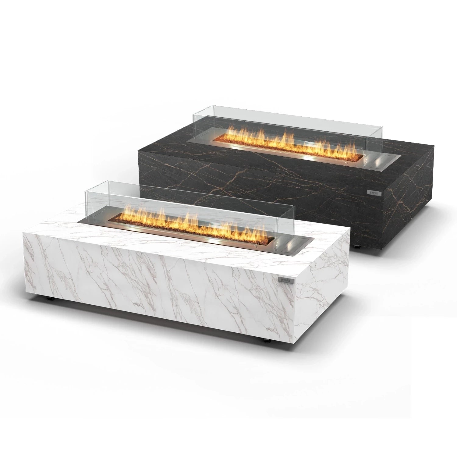 Couchtisch mit Bioethanol-Feuer