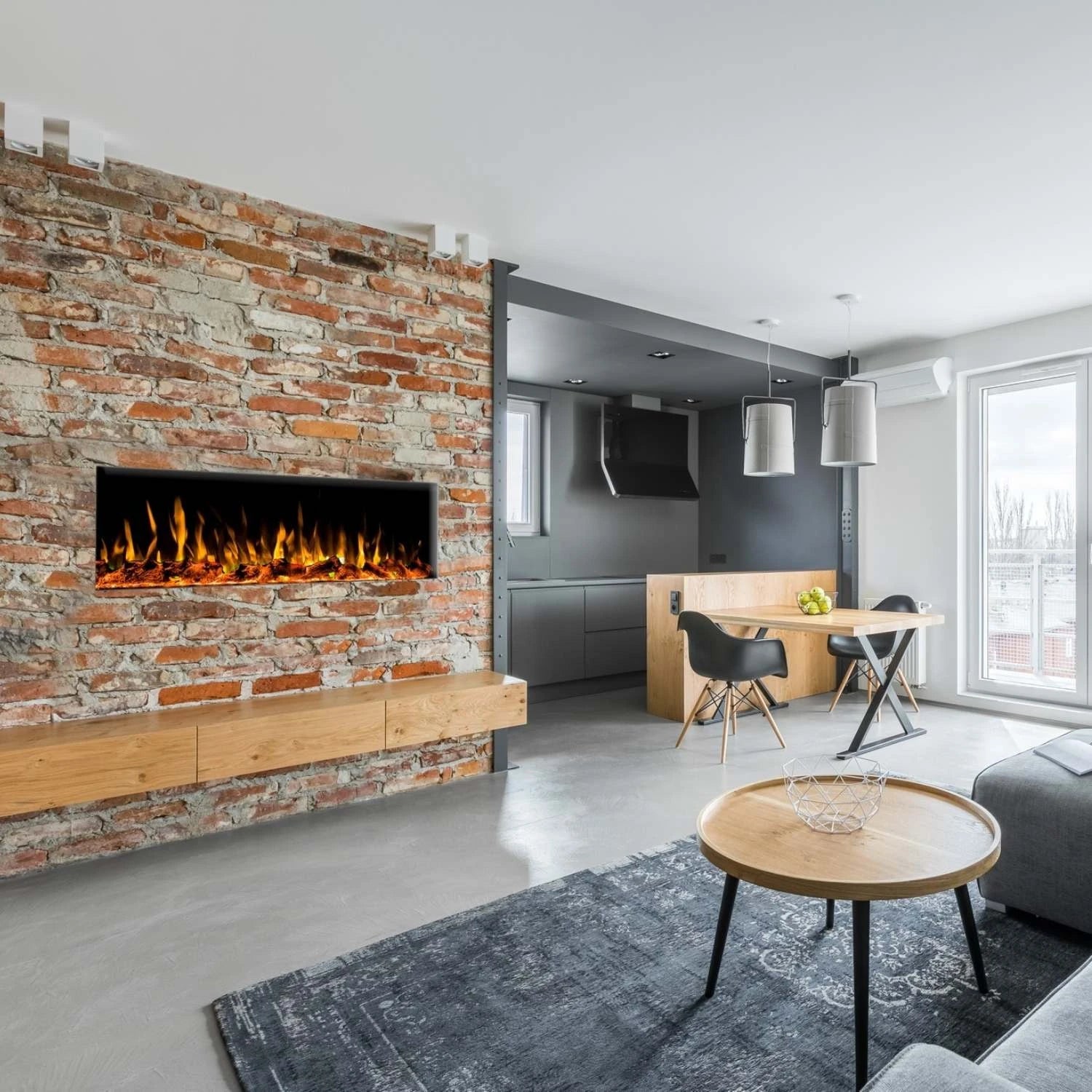 Aflamo Diamond Electric Fireplace