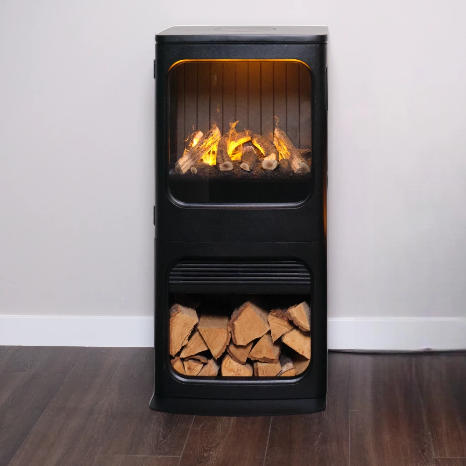 Mapleton 100 – freistehender Wasserdampf-Kamin aus Gusseisen