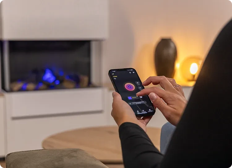 Dimplex-Anwendung auf dem Smartphone
