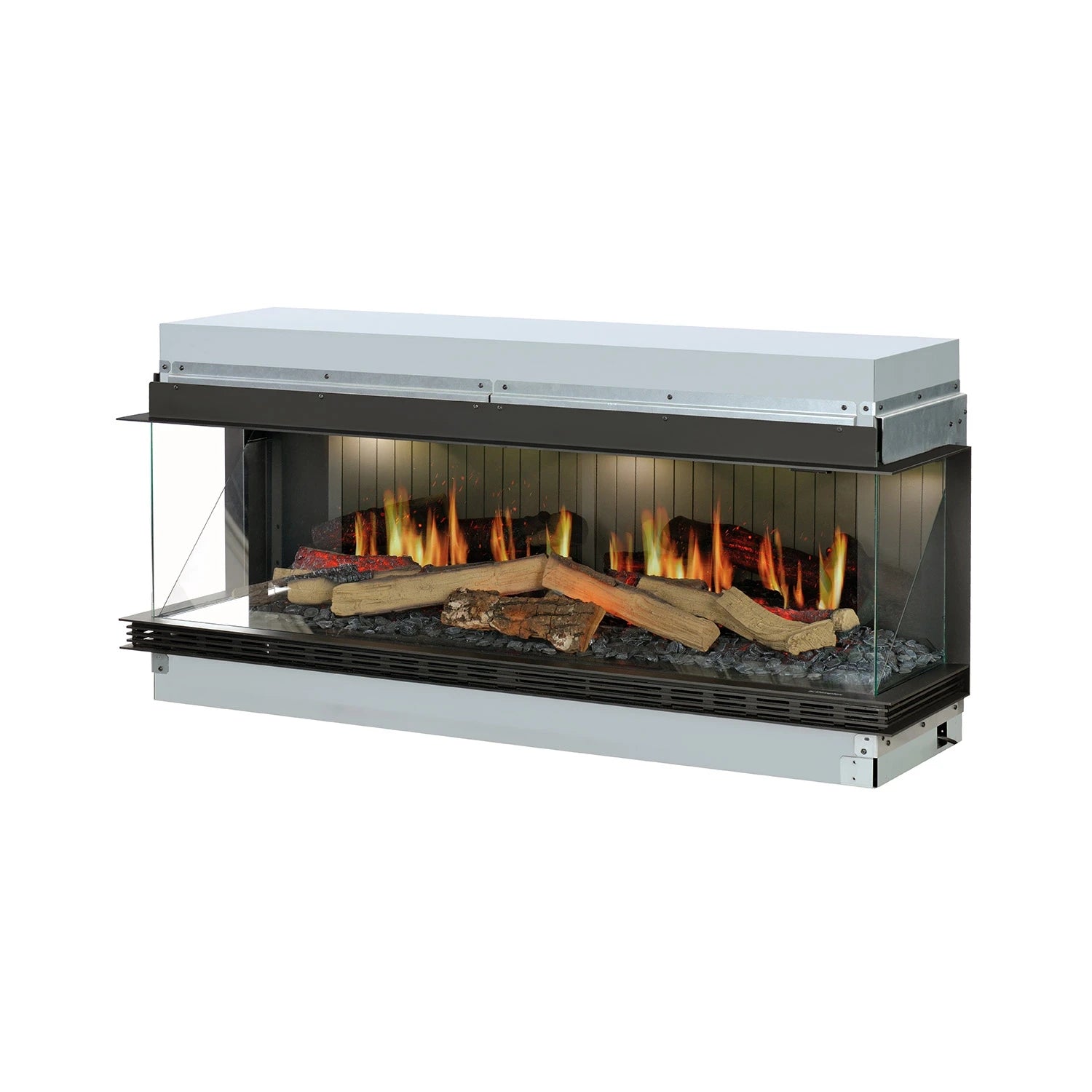 Vista 130 III - 3-seitiger Elektro Einbaukamin