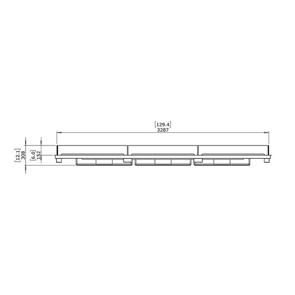 Kamineinsatz Linear 130