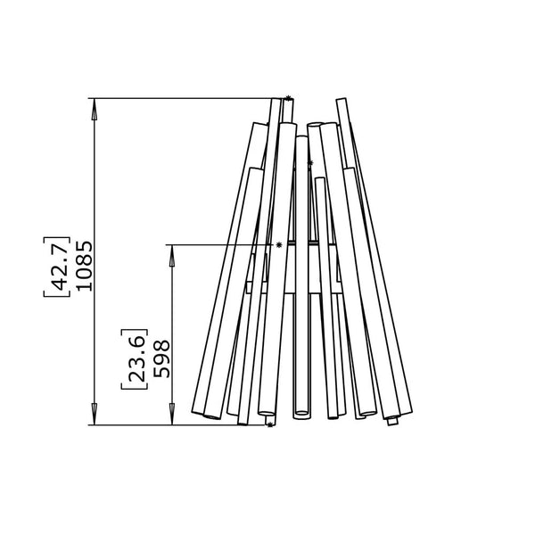 Stix 8 Outdoor-Kamin