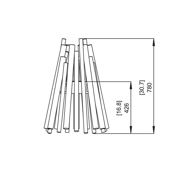 Stix Outdoor-Kamin
