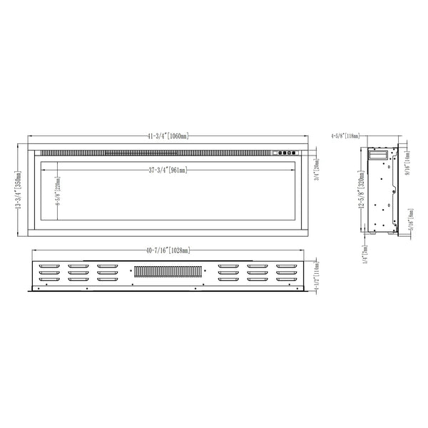 Regal 106 Elektrischer Kamin