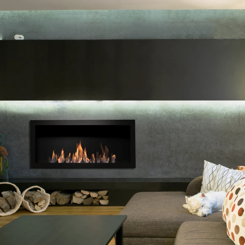 Icon Fires Slimline Firebox SFB1650 - Schwarz