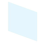 Fuldt glas på én side 800 mm