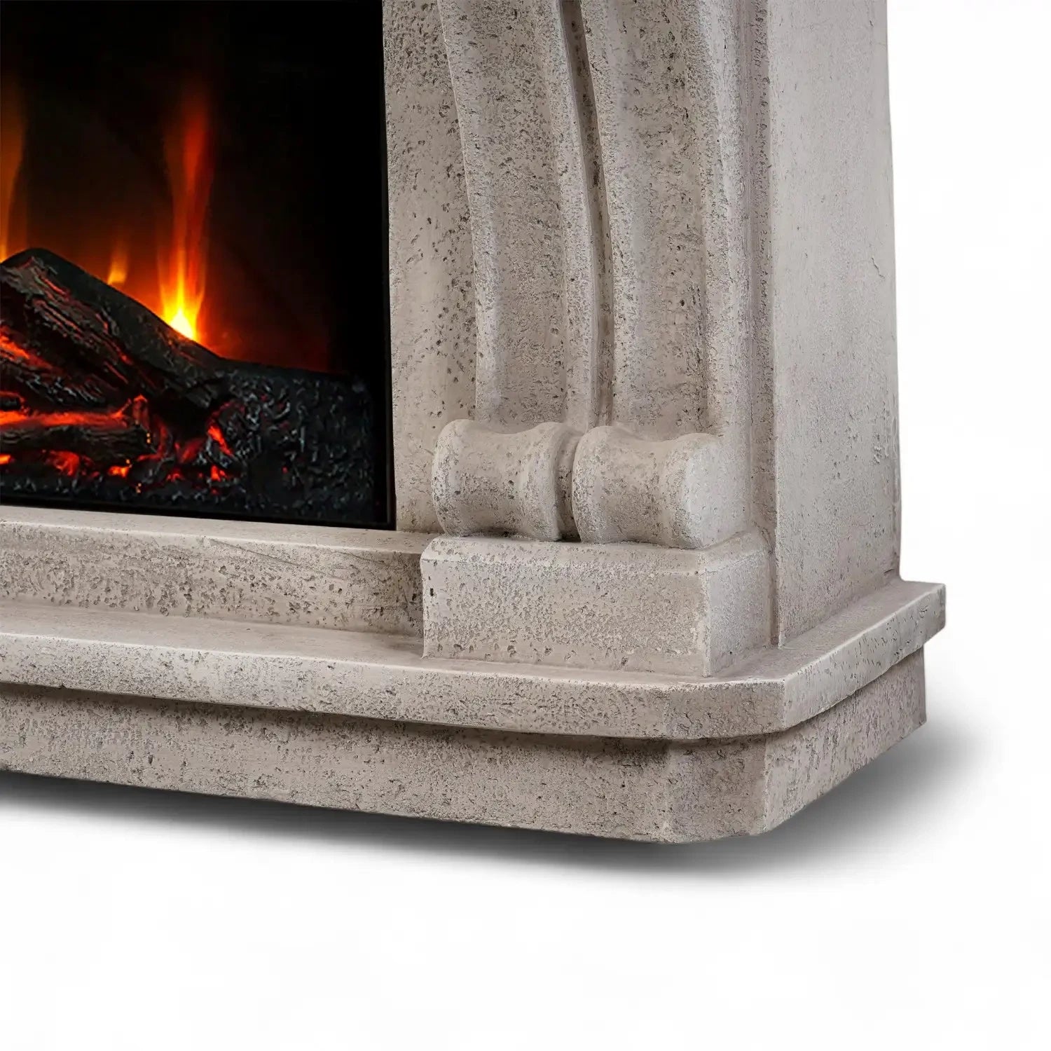 Logi - Elektrisk Kamin i Polystone