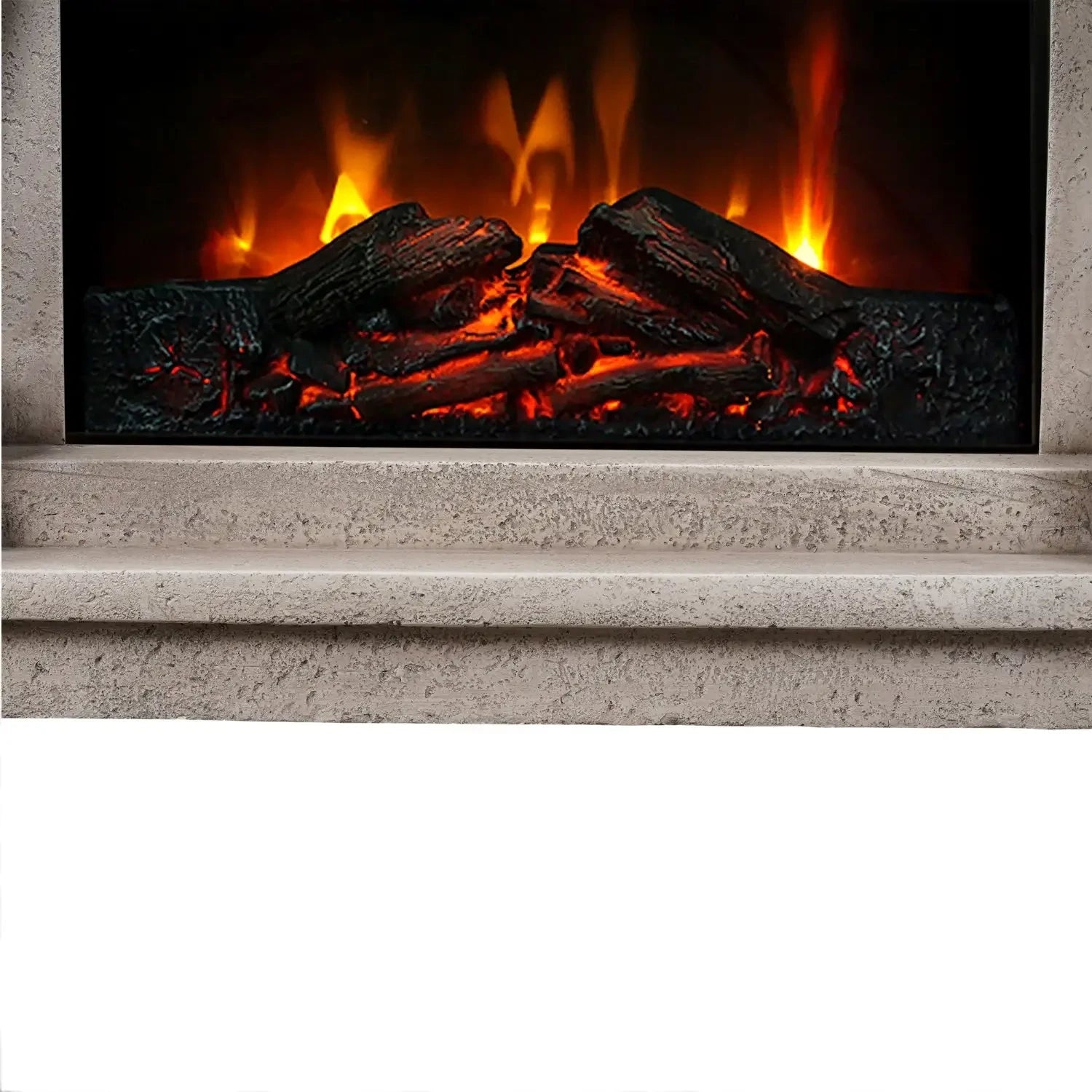 Logi - Elektrisk Kamin i Polystone
