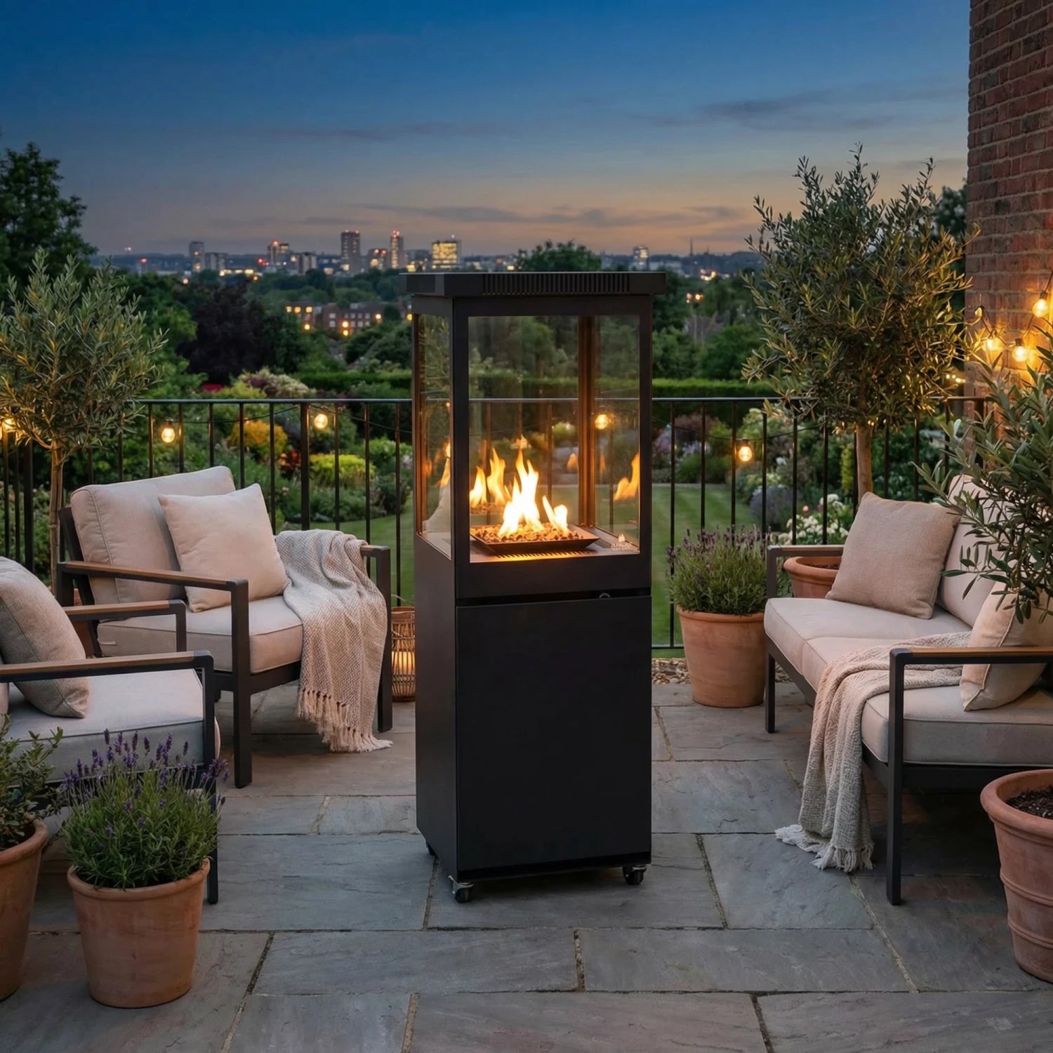 Marino Original - Matte Grey Patio Fire