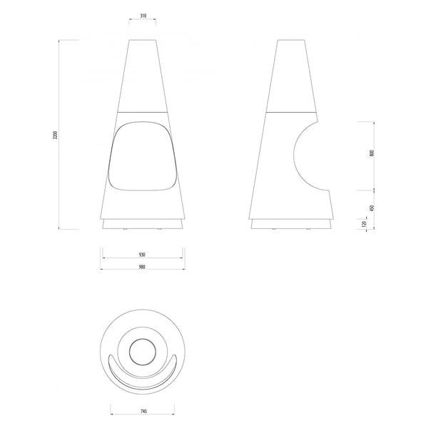 Archimedes - Schwarz Titanium