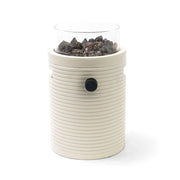 Lumi Groove Auster Beige – Gas-Tischkamin