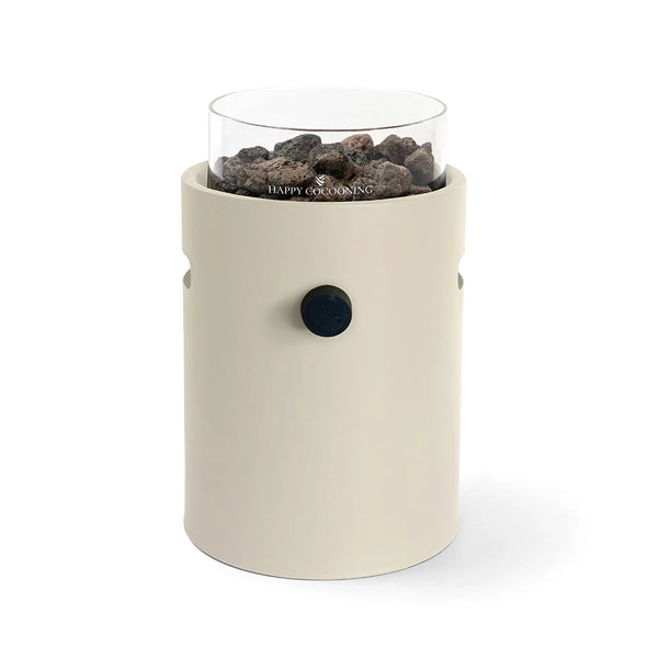 Lumi Austern Beige – Gas-Tischkamin