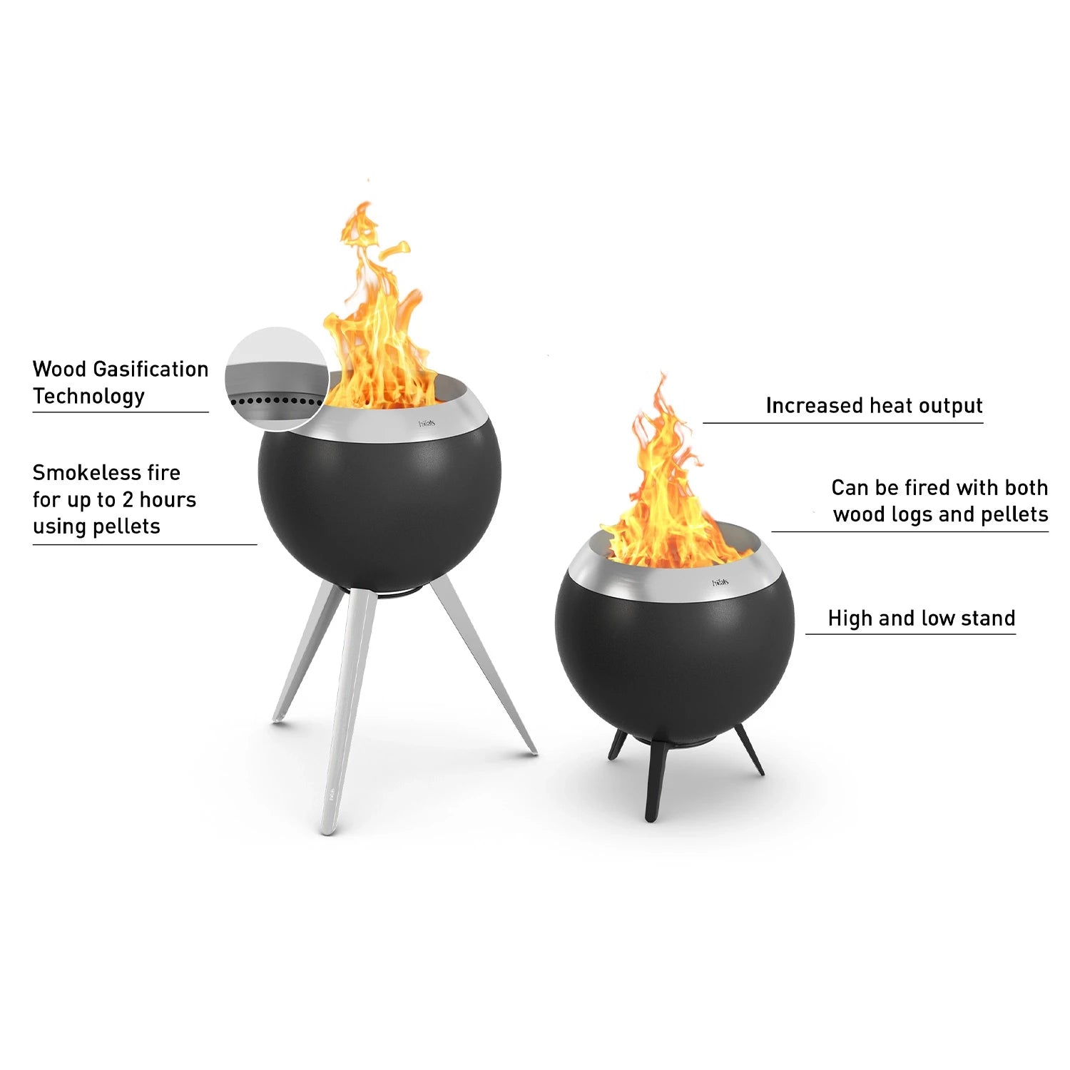 Höfats Moon 45 Low Stand Firebowl