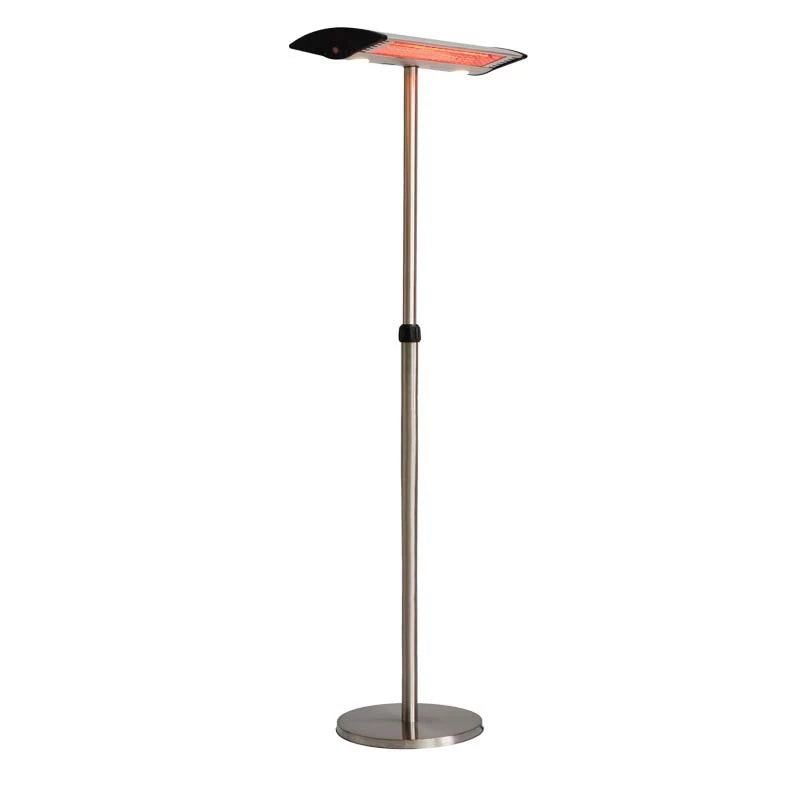 Patio Heater Freestanding 1000-2000 W, Silver