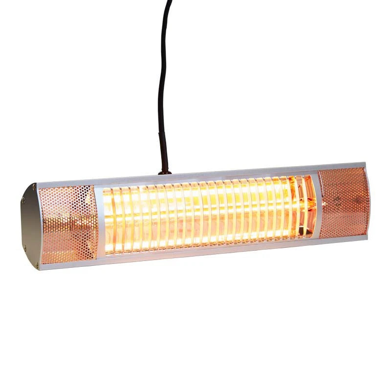 Terrassenheizer 1500W, GT, 51 cm - Silber