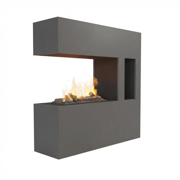 Schiller Pocket Grau - OMC 600 | Freistehender Wassernebel-Kamin