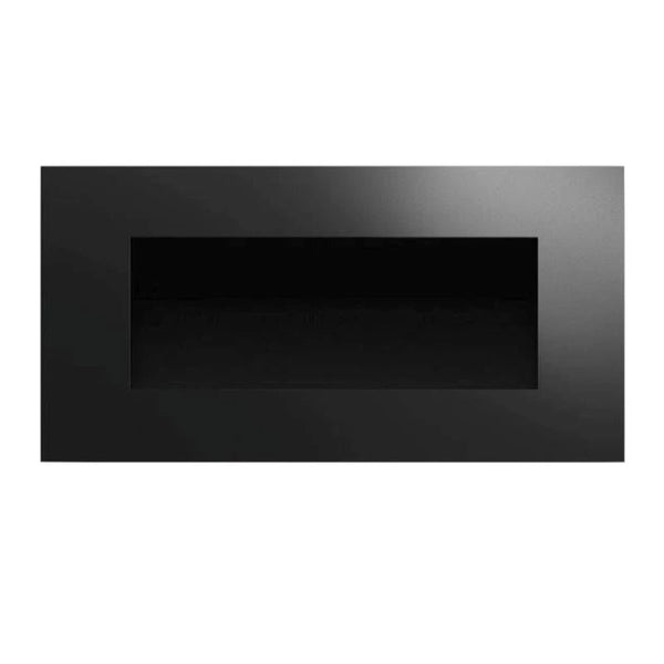 Icon Fires Nero 1150 wandmontierter Kamin - schwarz