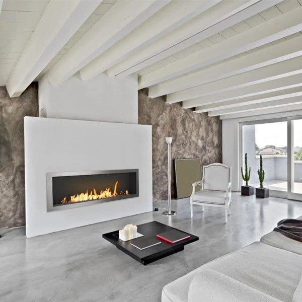 Icon Fires Slimline Firebox SFB1650 - Stahl