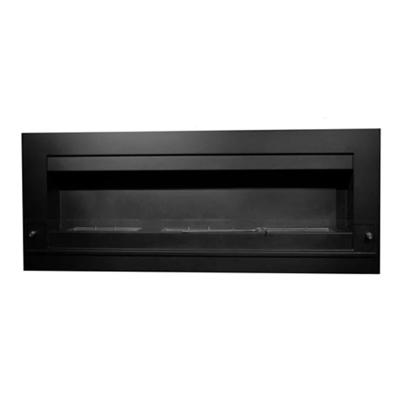 Wall Mounted Bioethanol Fireplace in Black
