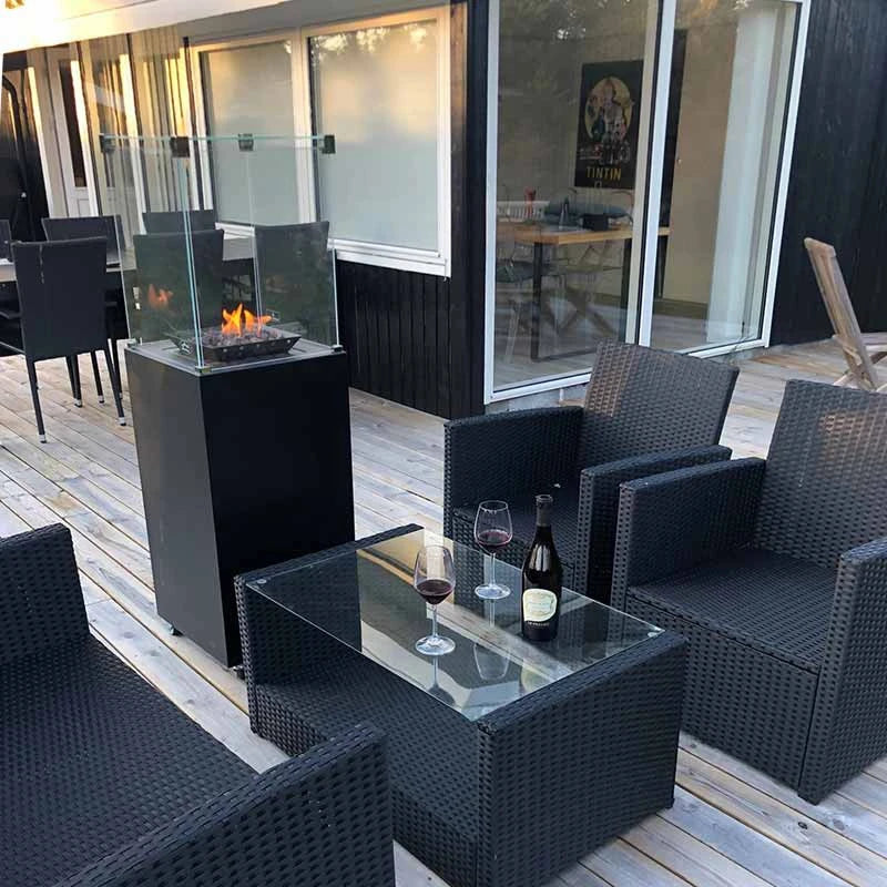 Muztag Malaga Terrassenheizer - schwarz