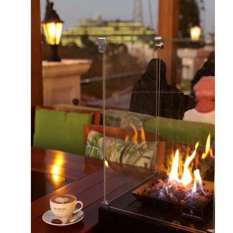 Muztag Malaga Terrassenheizer - schwarz