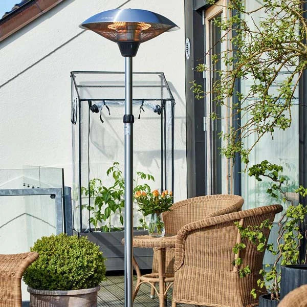 Terrassenheizung 900/1200/2100 W, HA, silber