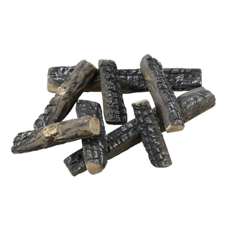 Keramisches Holz für Kamin 8 Stück