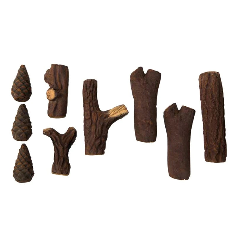 Keramisches Holz 9 Stück