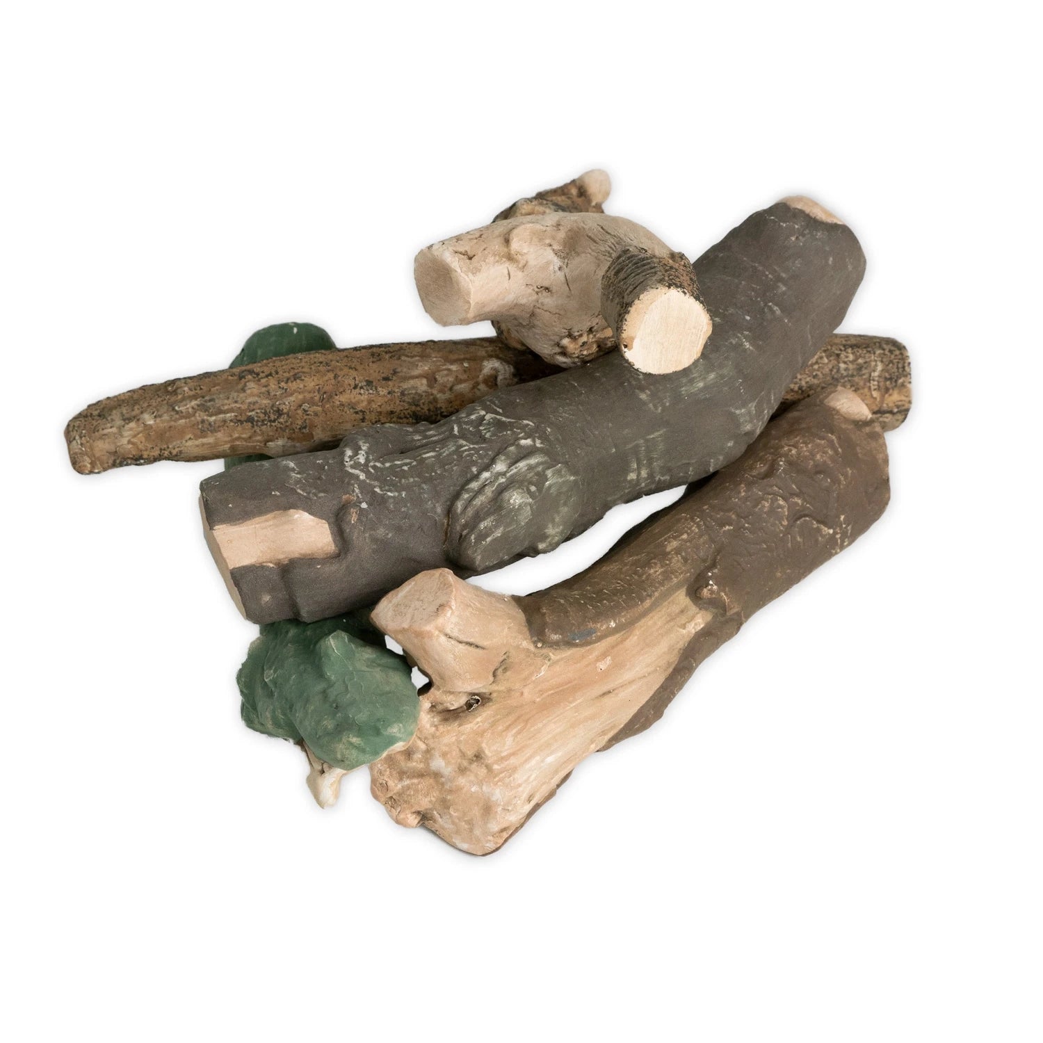 Zierteile Holz gemischt - 5 Stück.