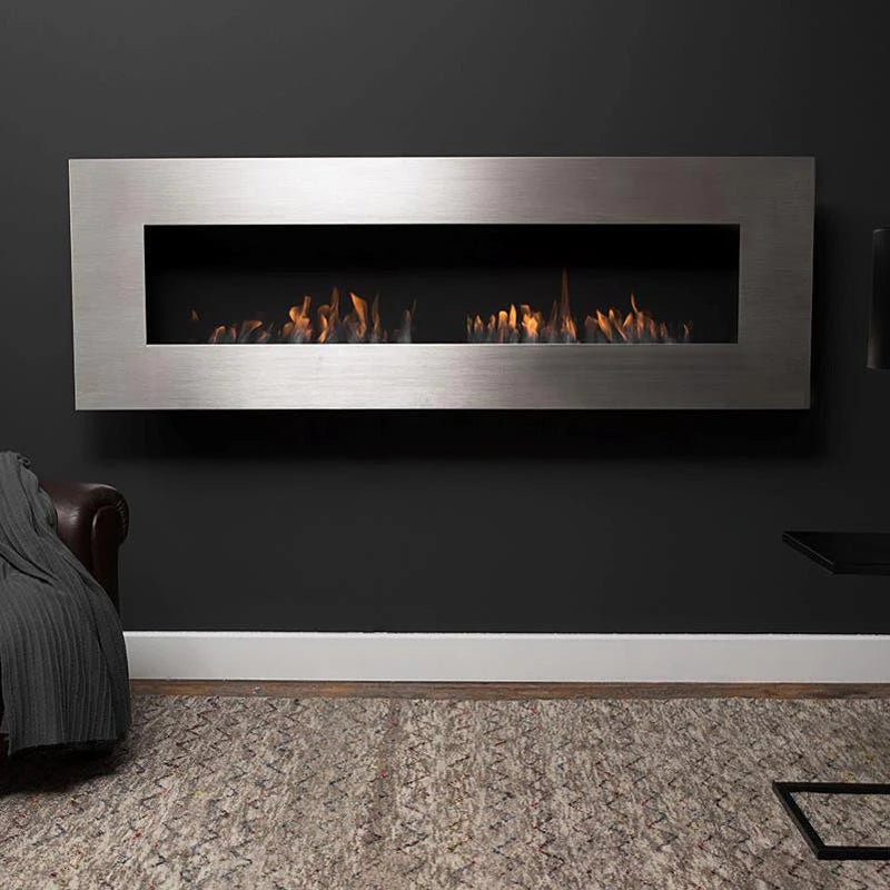 Icon Fires Nero 1750 wandmontierter Kamin - Stahl