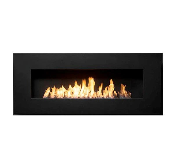 Icon Fires Nero 1750 Wandkamin - Schwarz