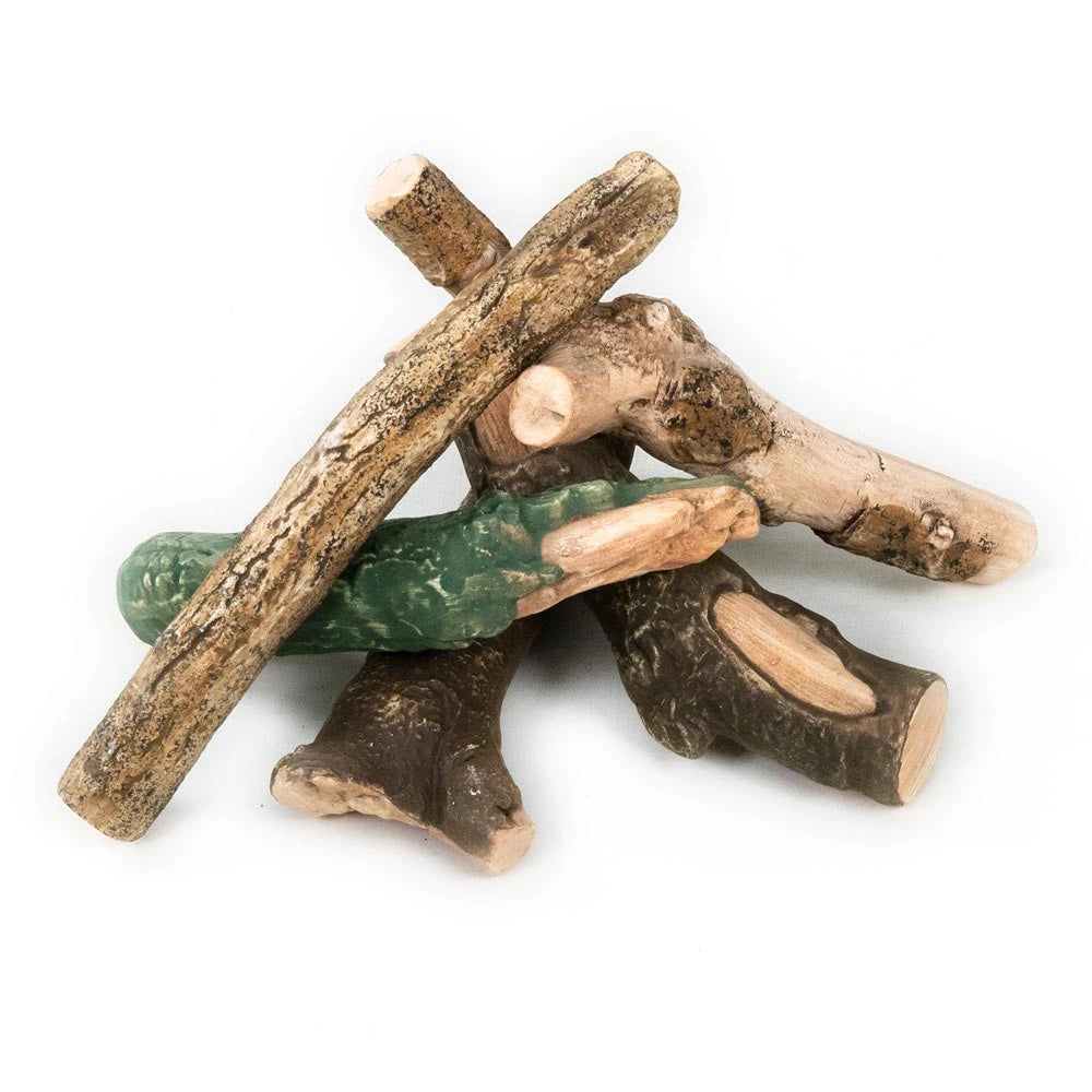 Zierteile Holz gemischt - 5 Stück.