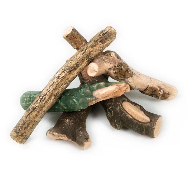 Zierteile Holz gemischt - 5 Stück.