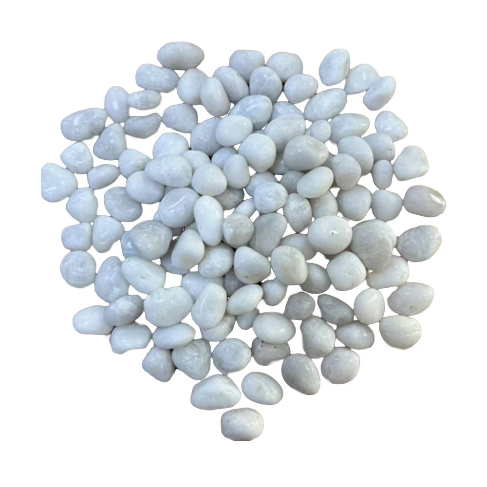 Weiße Dekorationssteine – 5 kg