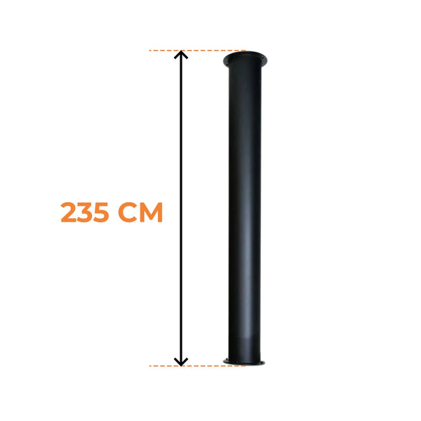 Toronto Rohr 195 cm – Gesamtlänge 235 cm