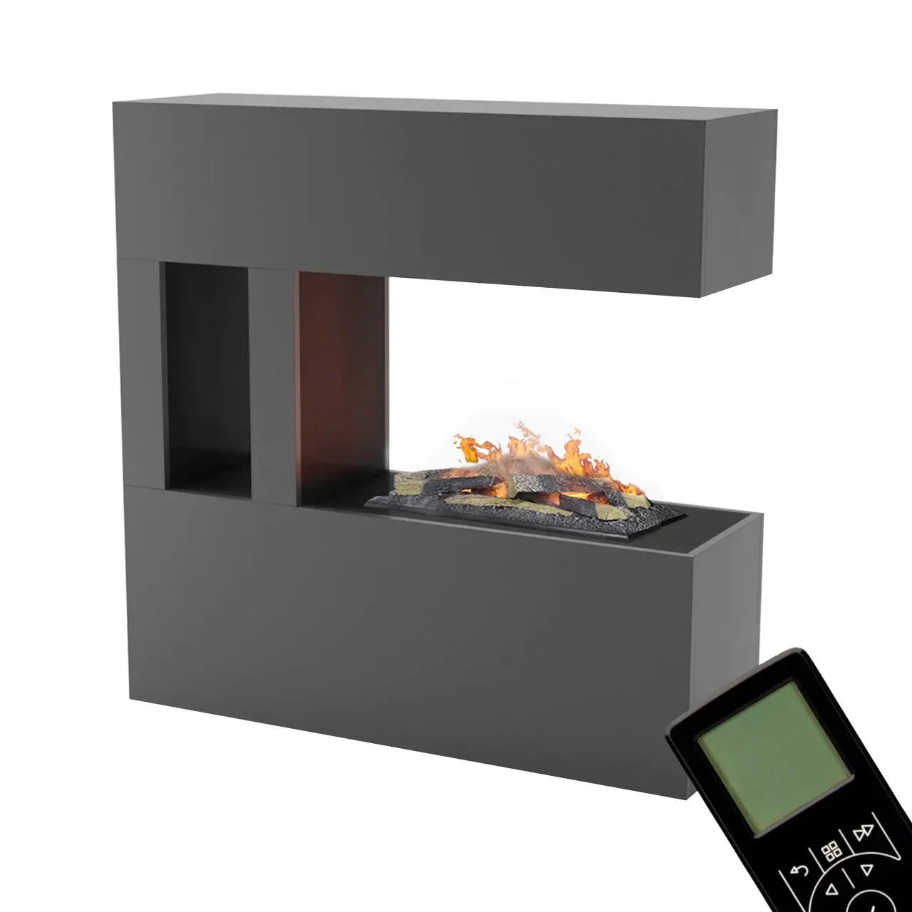 Schiller Pocket Grau - OMC 600 | Freistehender Wassernebel-Kamin