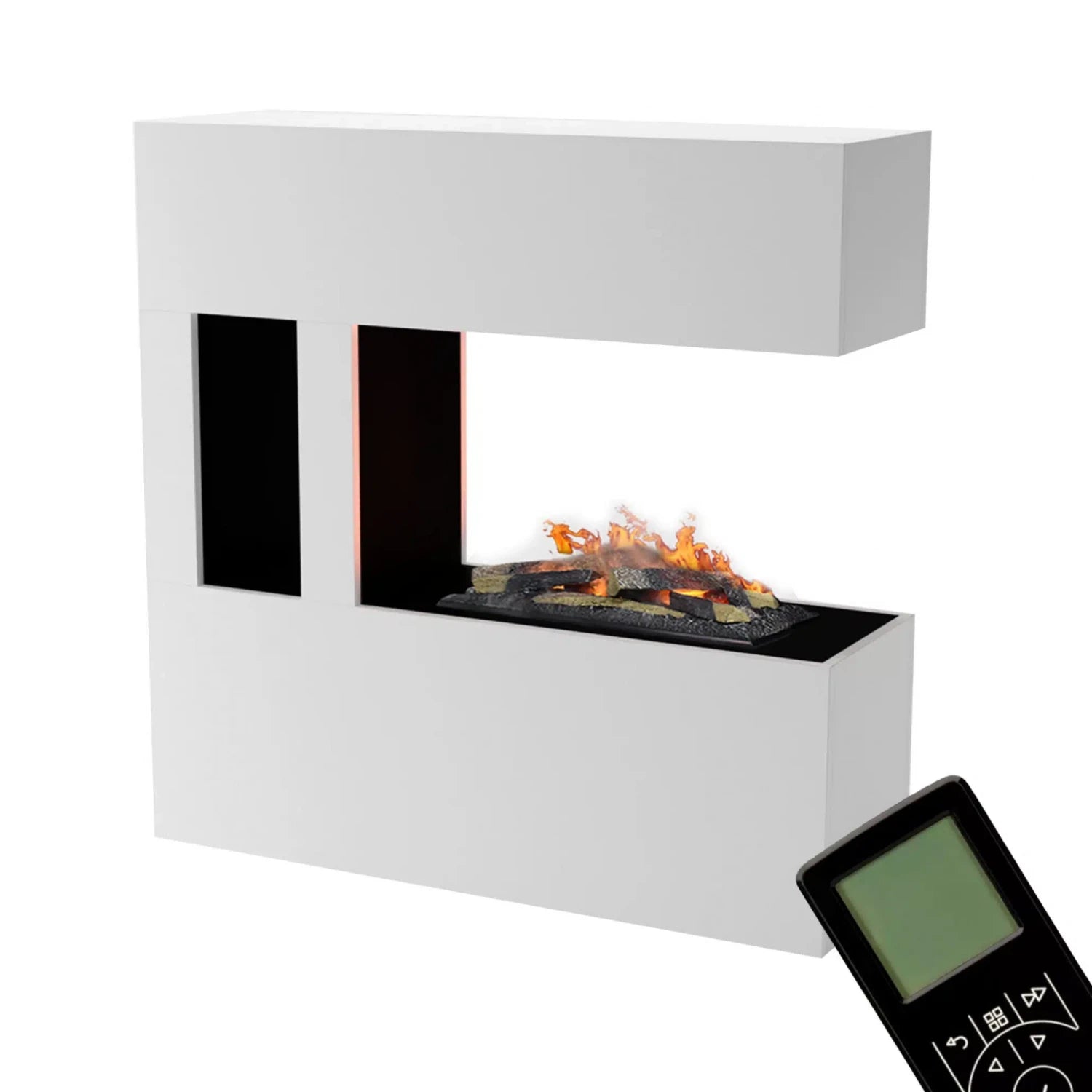 Schiller Pocket Weiß - OMC 600 | Freistehender Wasserdampf Kamin