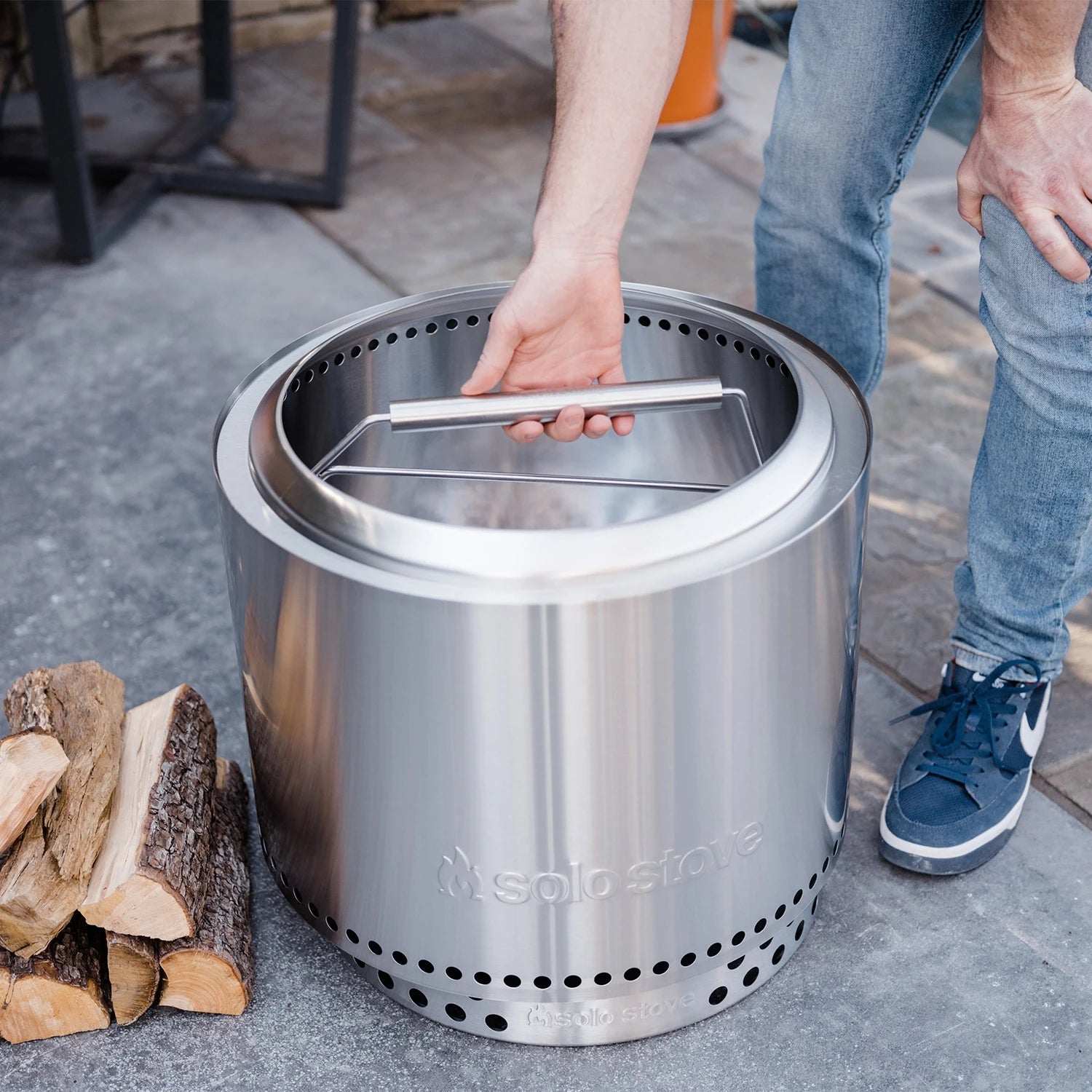 Bonfire Handle - Stainless Steel