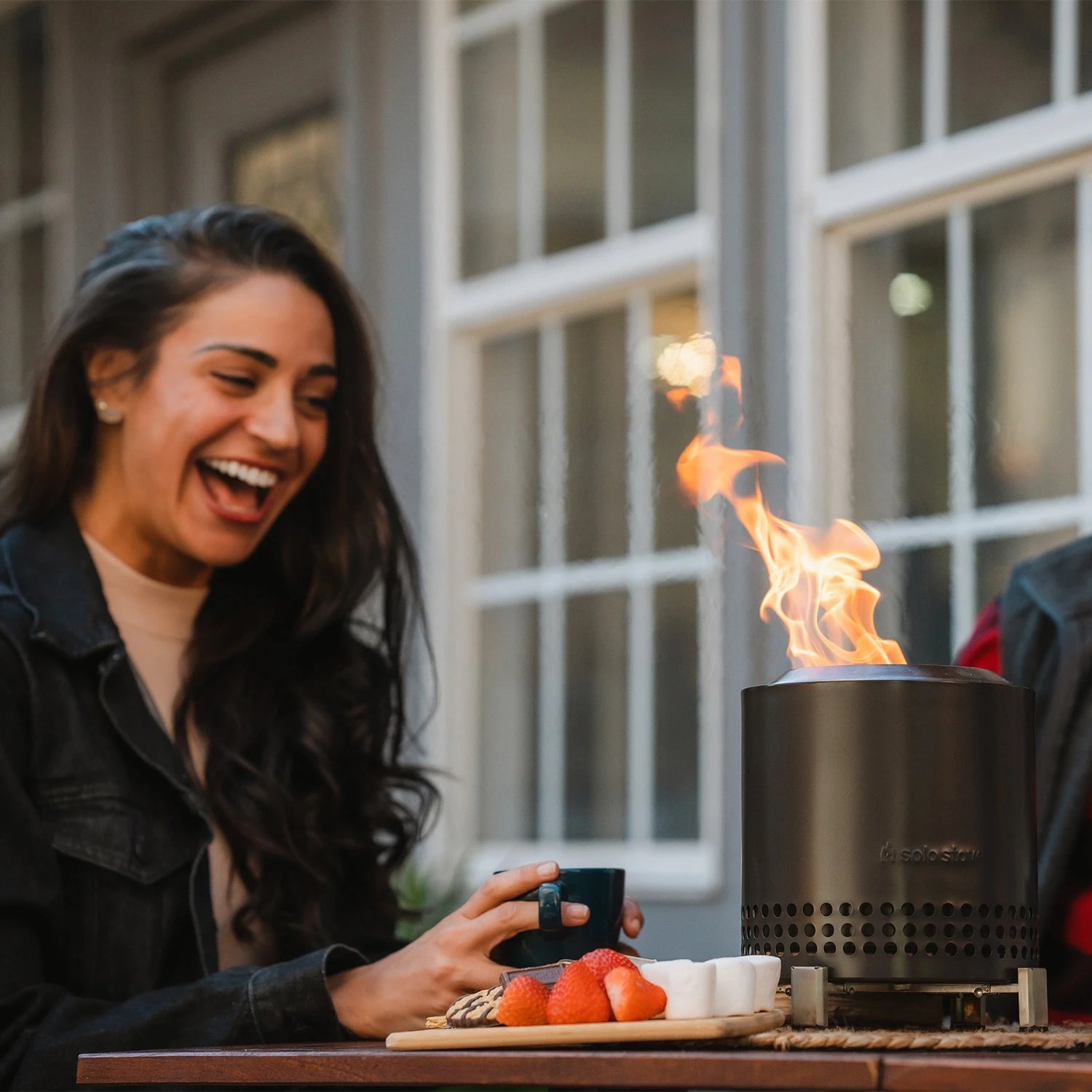 Mesa XL  Ash - Tabletop Fire Pit