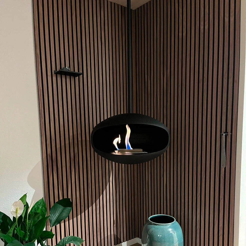 Cocoon Aeris Schwarz mit schwarzer Deckenleiste