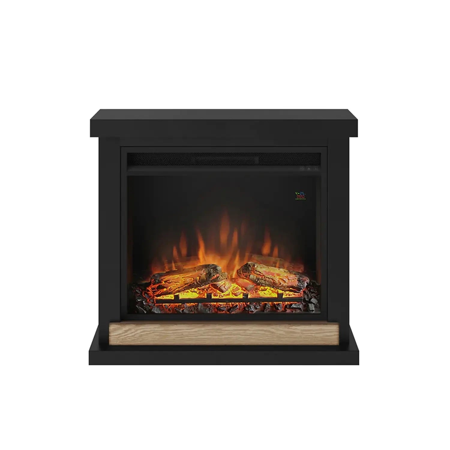 Hagen Electric Fireplace - Black