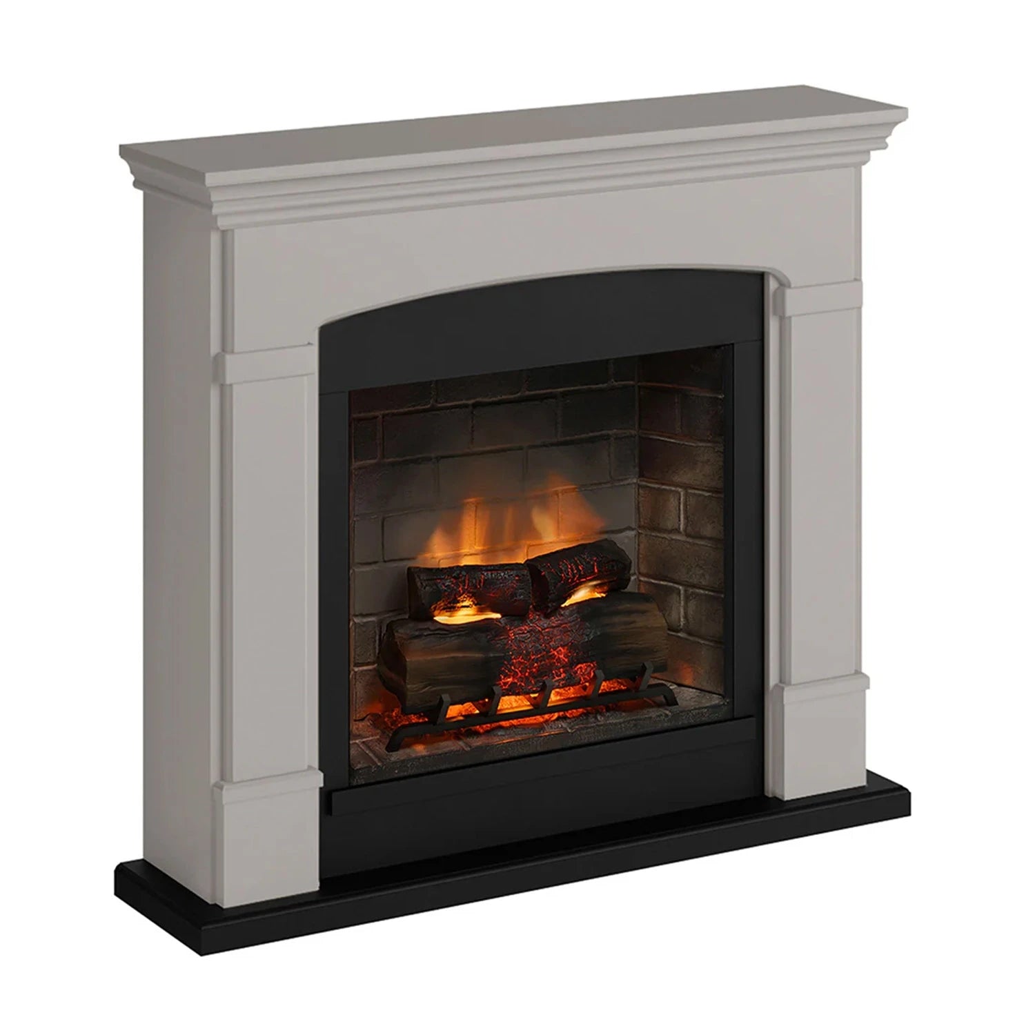Helmi Electric Fireplace - Beige
