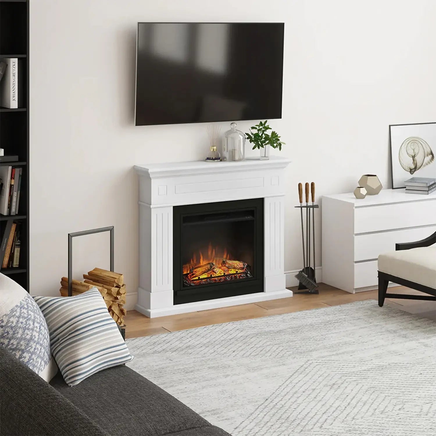 Larsen Weiß Elektrisk Kamin