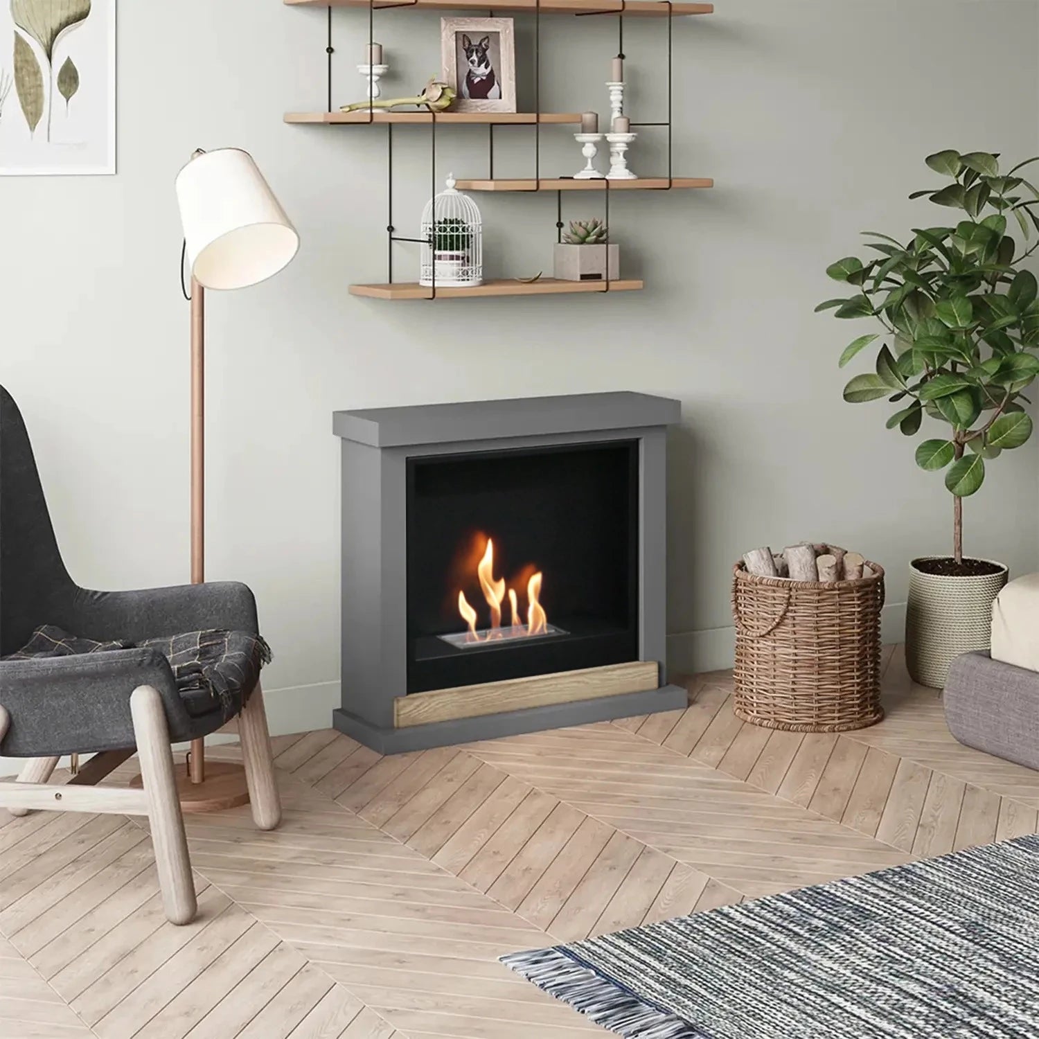 Hagen Grau Bioethanol-Kamin
