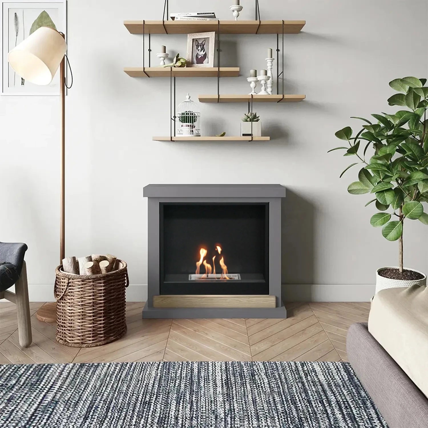 Hagen Grau Bioethanol-Kamin