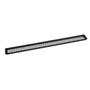 Lüftungsgitter Schwarz – 100 x 9 cm – 450 cm²