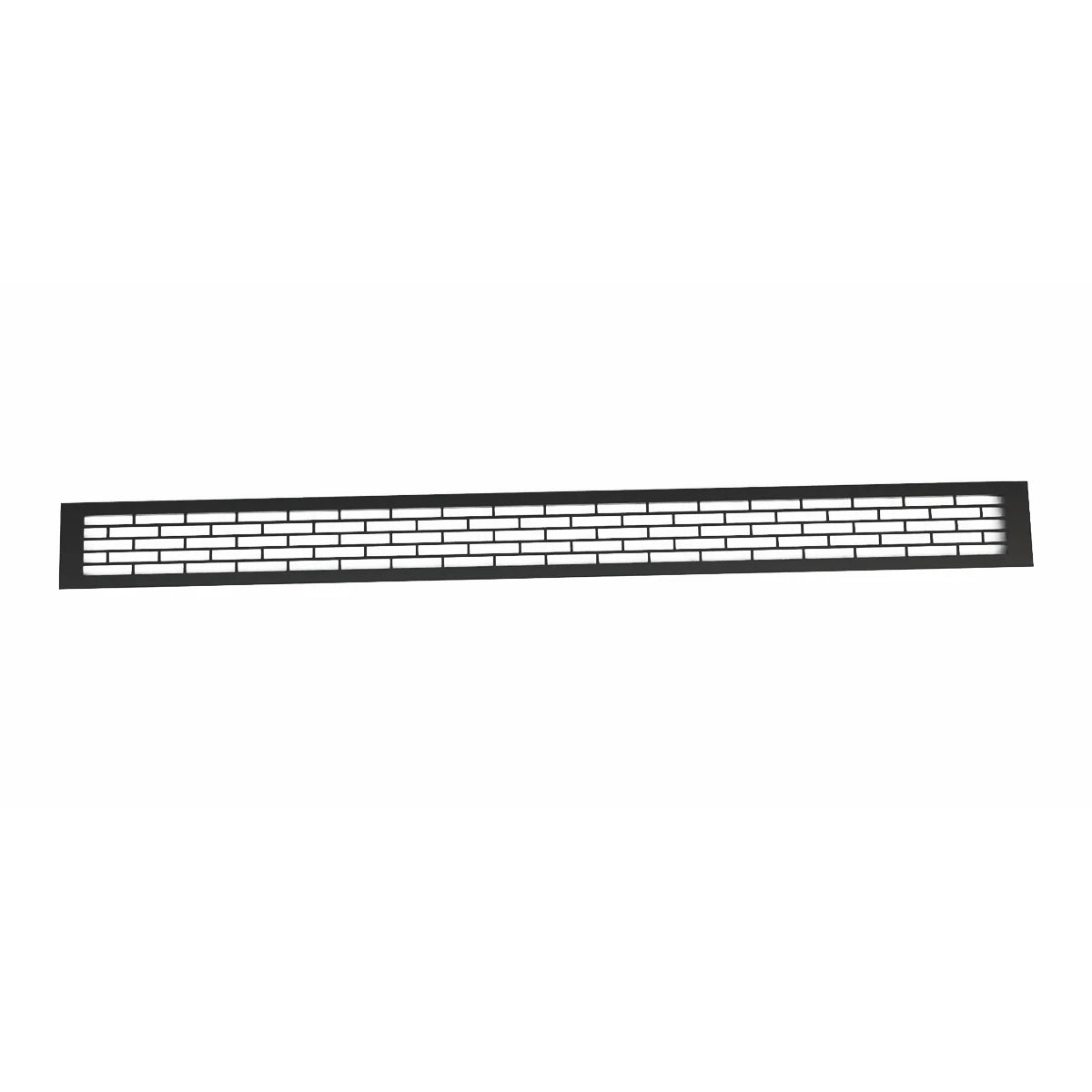 Lüftungsgitter Schwarz – 100 x 9 cm – 450 cm²