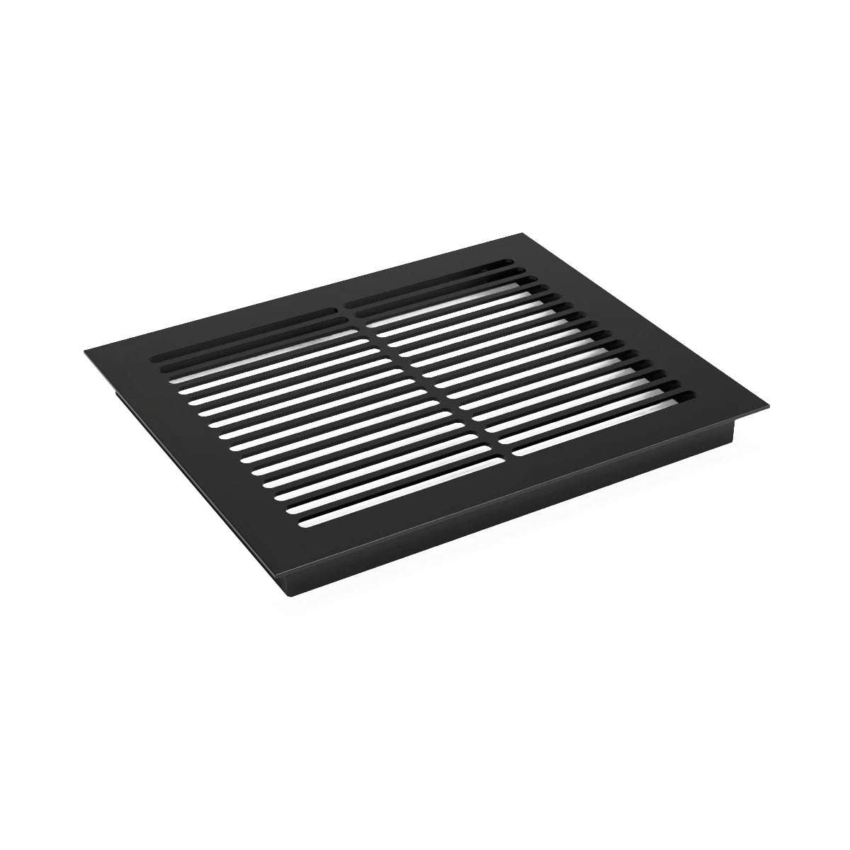Lüftungsgitter Schwarz – 25 x 20,5 cm – 210 cm²